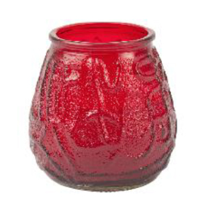 Venetian-wax-candle-ruby